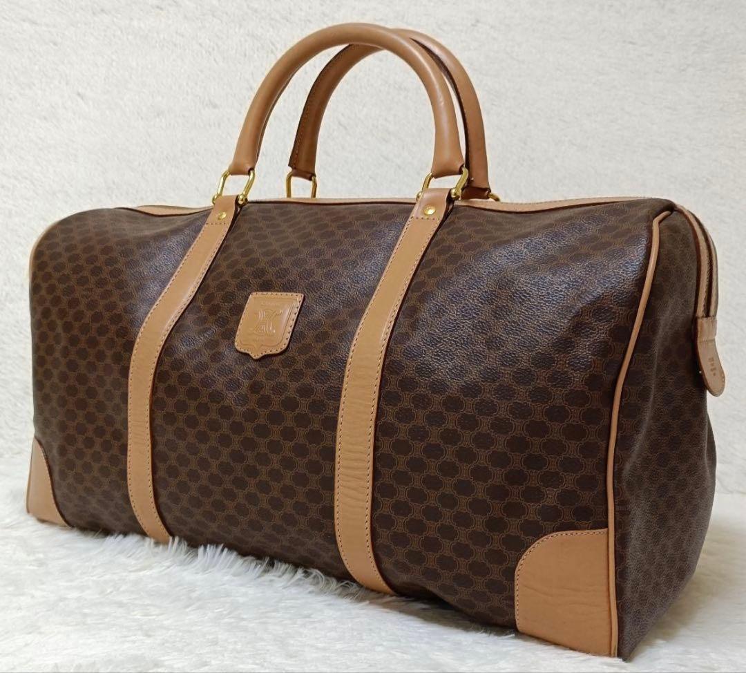 セリーヌ トリオンフ マカダム柄 ボストンバッグ