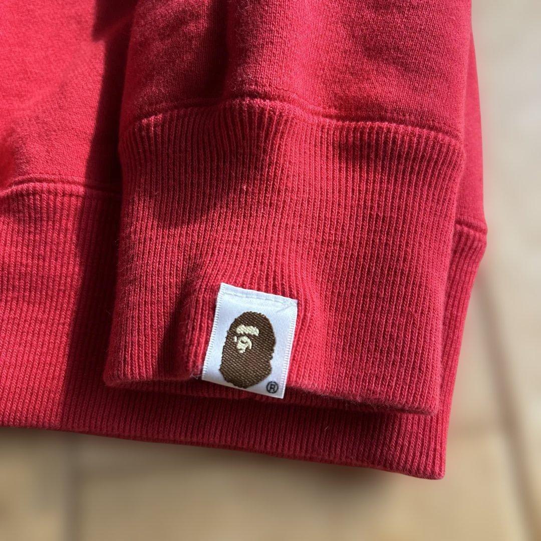 A BATHING APE 雪柄トレーナー M