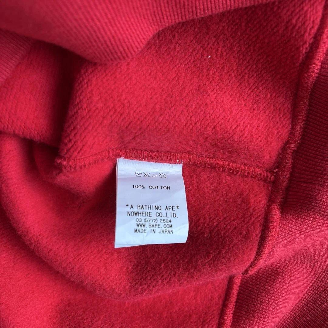 A BATHING APE 雪柄トレーナー M