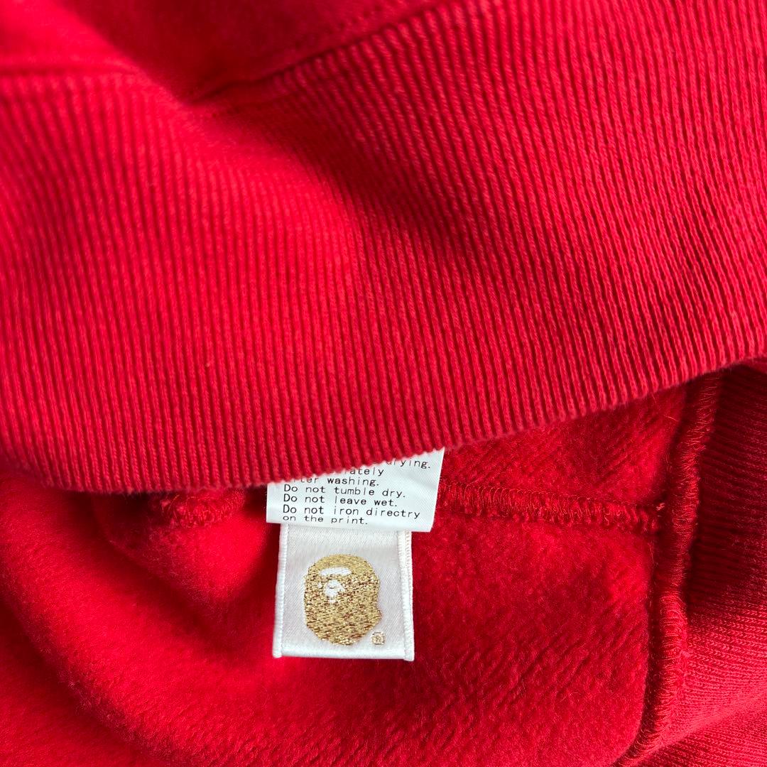 A BATHING APE 雪柄トレーナー M