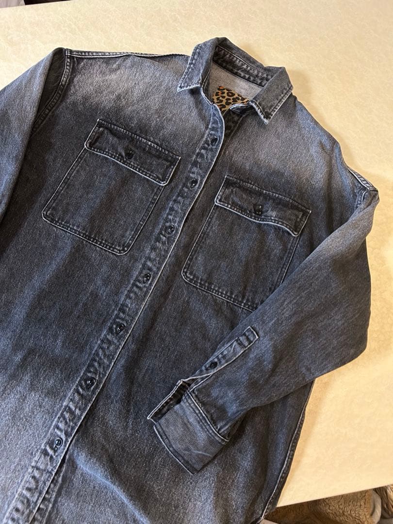 美品★ DENIMシャツワンピース