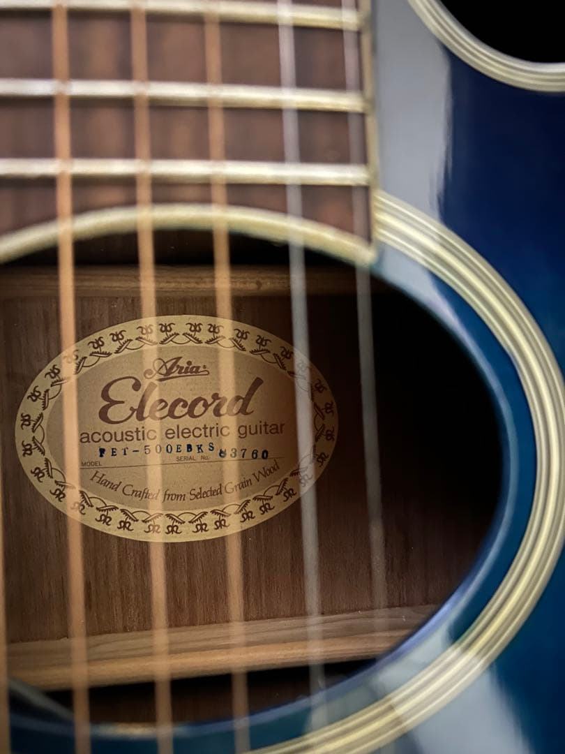 て*屋様 FET-500E エレコードアコースティックギター　ハードケース 付き