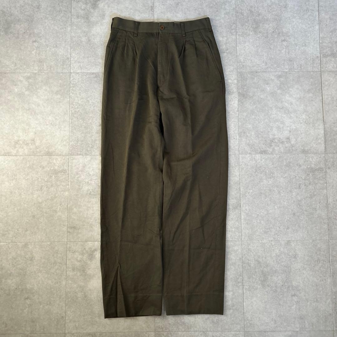 Yohji Yamamoto POUR HOMME スラックス コットンレーヨン