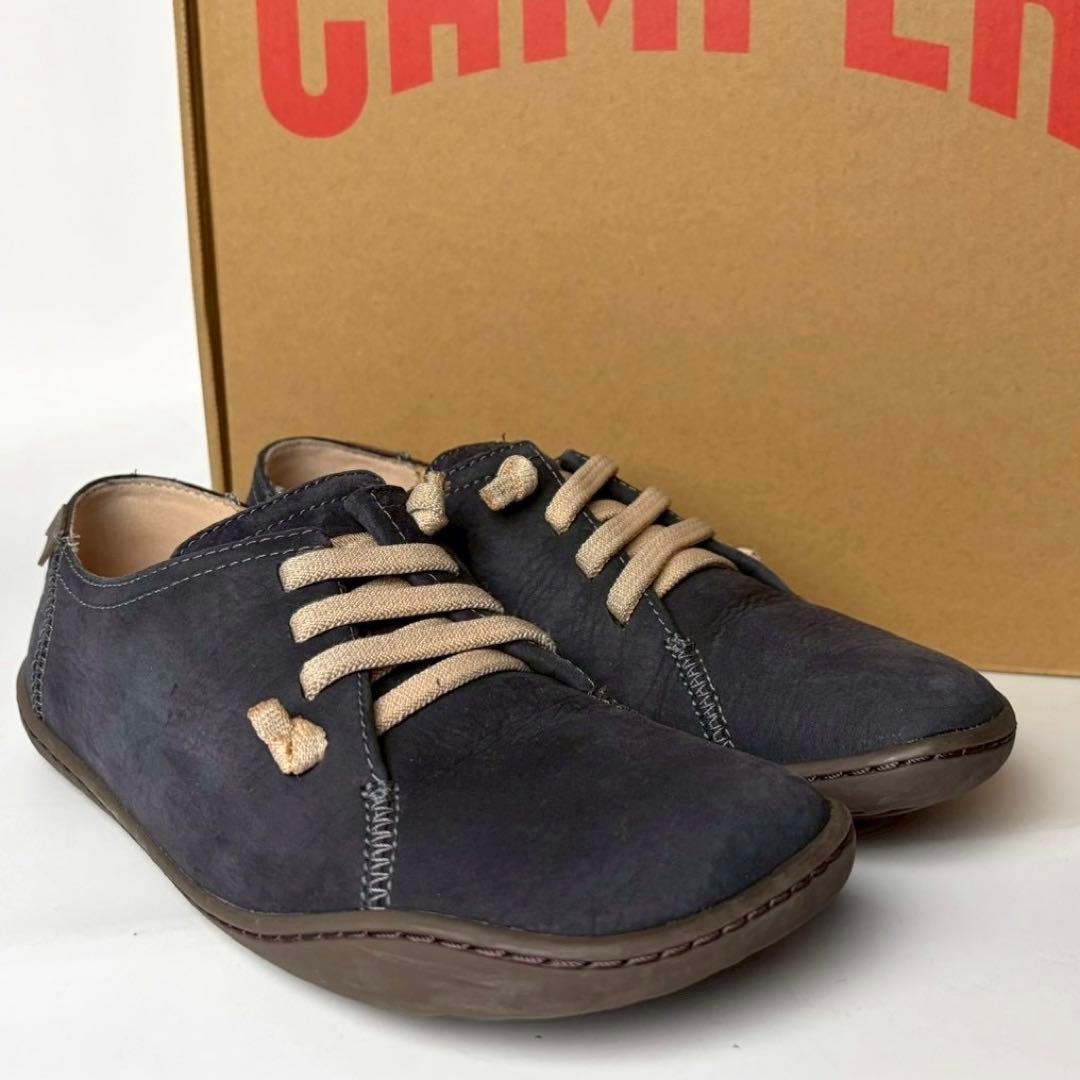 【未使用級】Camper PEU CAMI ペウカミ　シボレザー　NV 23cm