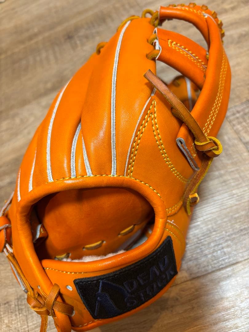 オレンジ デッドストック 硬式グローブ