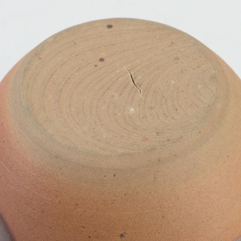 茶道具　瀬戸焼　茶入　銘「松かき」　仕覆付　松尾不染斎極め箱　V　9275