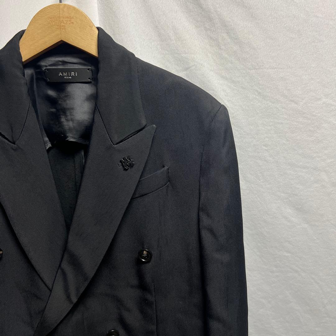 AMIRI アミリ　ダブルジャケット　ブラック　ITALY イタリア製