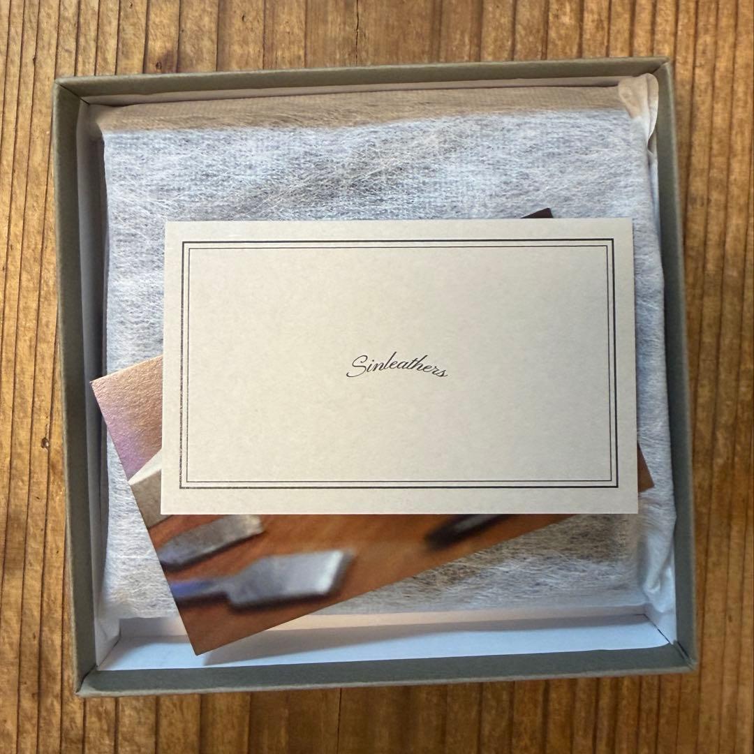 sinleathersシンレザーズ ミドルウォレット ブラック