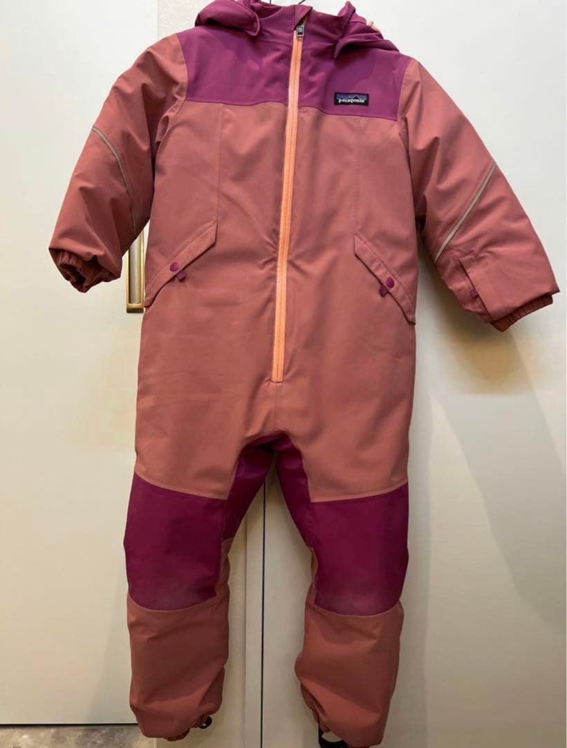 Patagonia 子ども用スキーウェア 4T ピンク