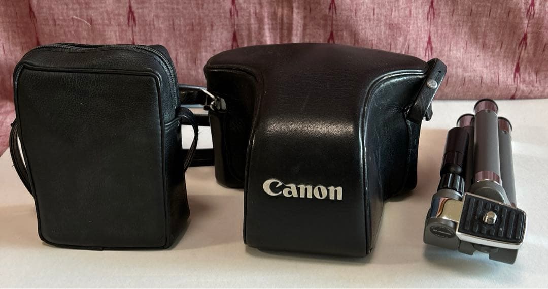 昭和レトロ Canonカメラ・ストロボ・三脚