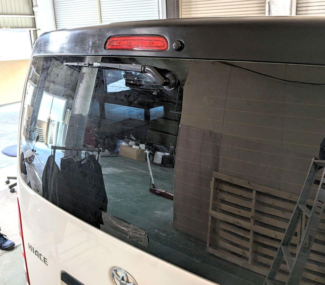 ハイエース リアスポイラー ガーニッシュ リアゲート リアスポ リアウイング