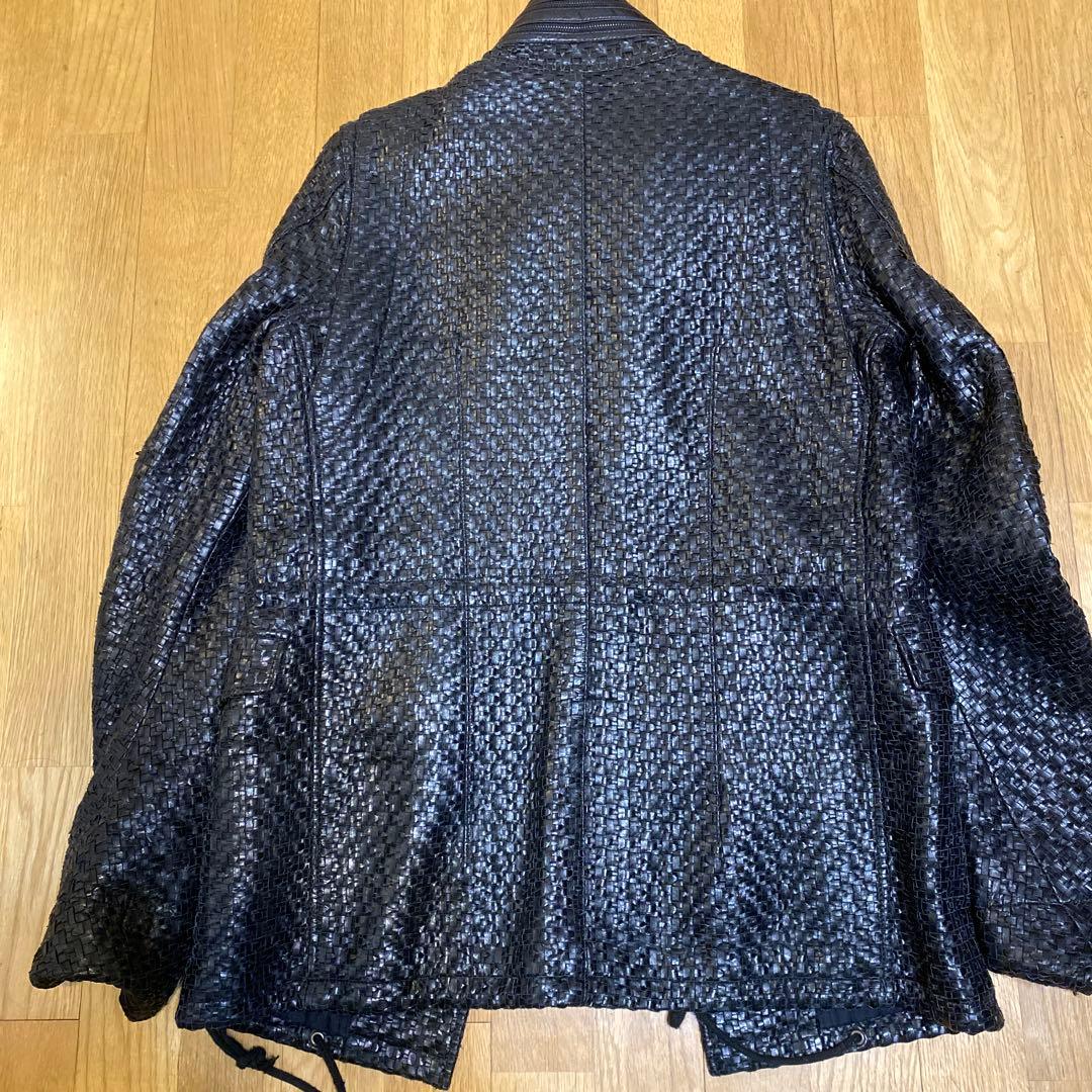 平*朗様 AKM イントレチャートレザー M65ジャケット　メッシュ