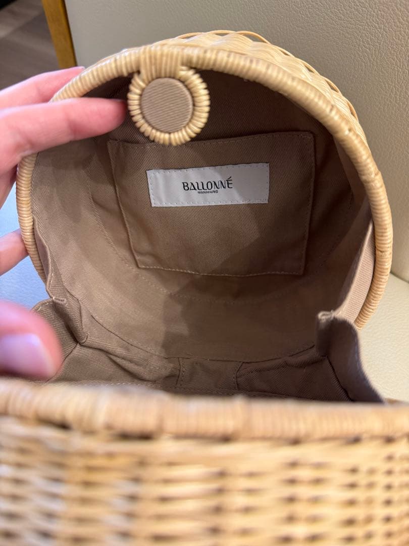 manimaris マニマリス　パンケーキ　かごバッグ