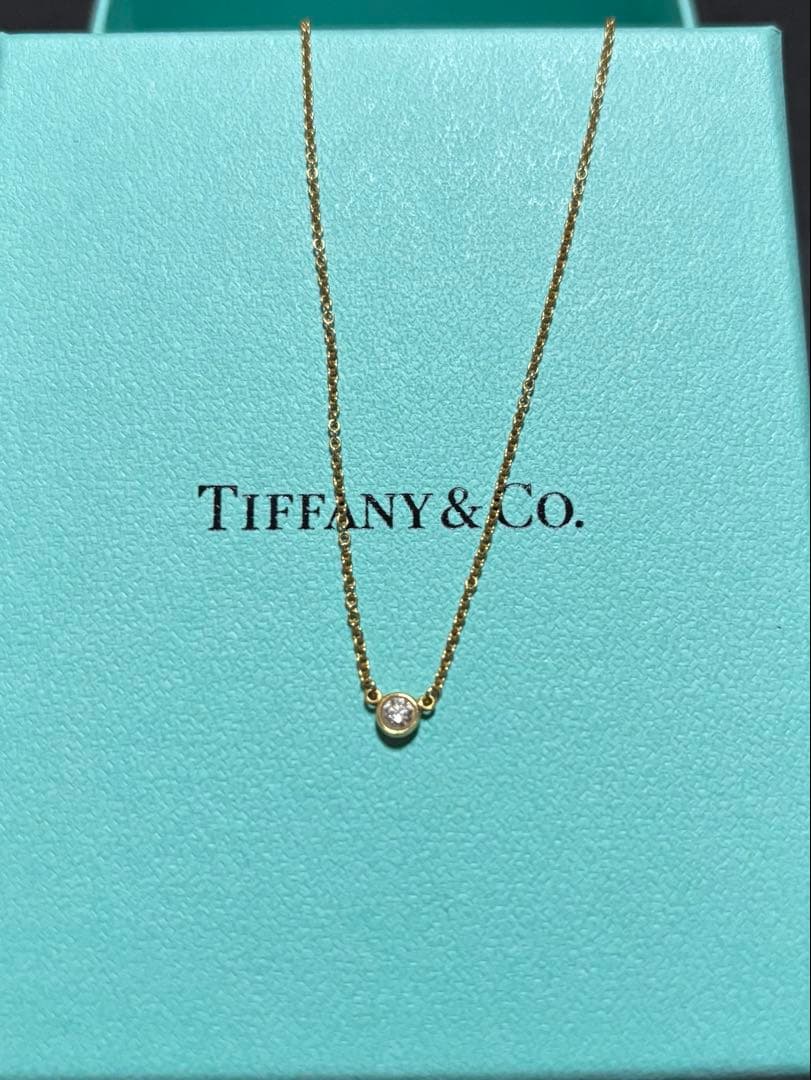 ダイヤモンド バイザヤード　750 ネックレス　一粒ダイヤ　⚠️本日限定お値引き