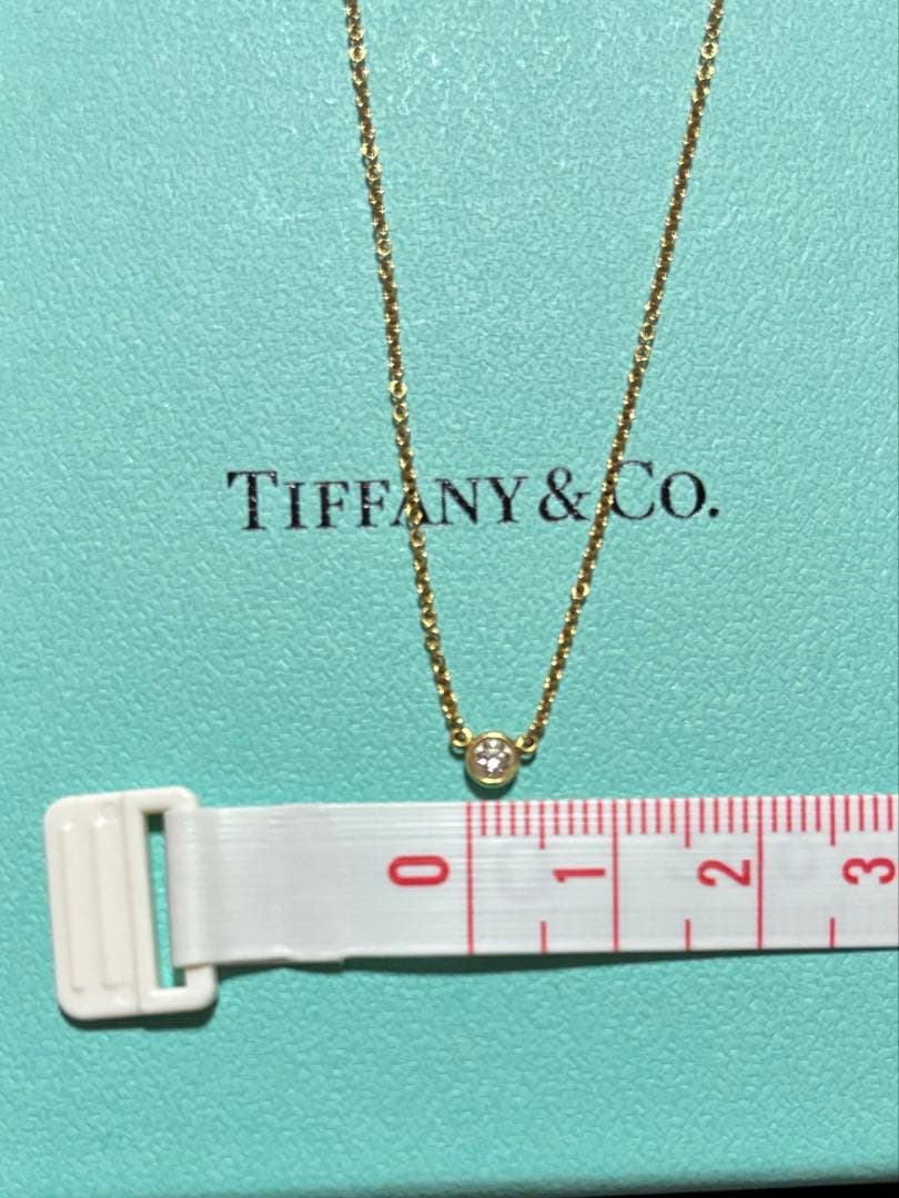 ダイヤモンド バイザヤード　750 ネックレス　一粒ダイヤ　⚠️本日限定お値引き
