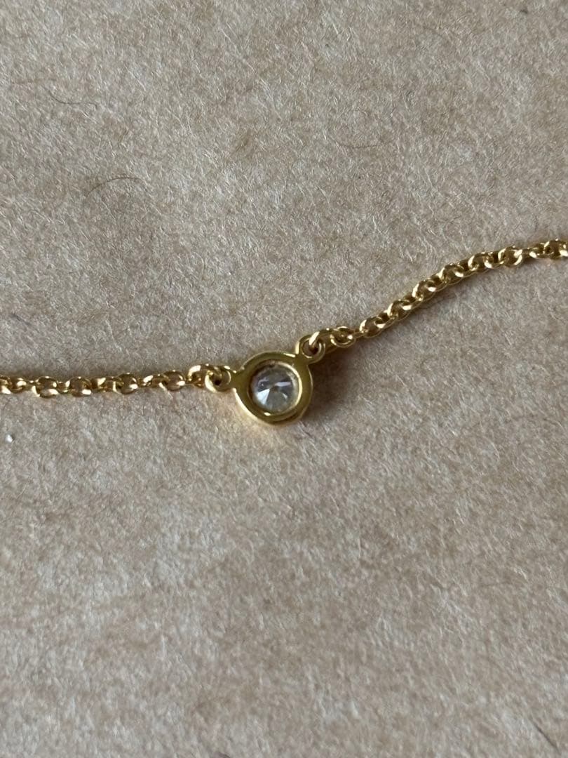 ダイヤモンド バイザヤード　750 ネックレス　一粒ダイヤ　⚠️本日限定お値引き