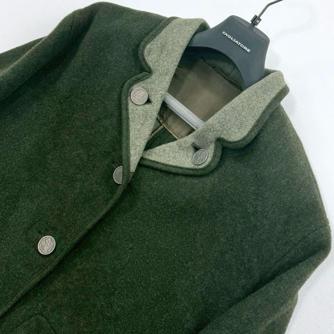 シュナイダー チロリアンジャケット ローデン ウール アルパカ 銀ボタン