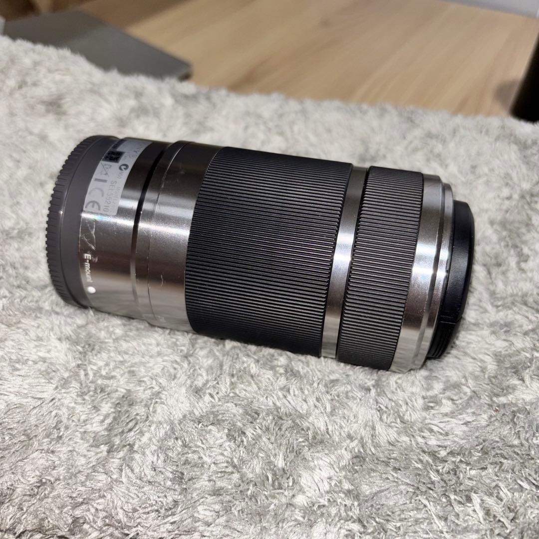 Sony SEL55210 ズームレンズ Eマウント 望遠レンズ シルバー