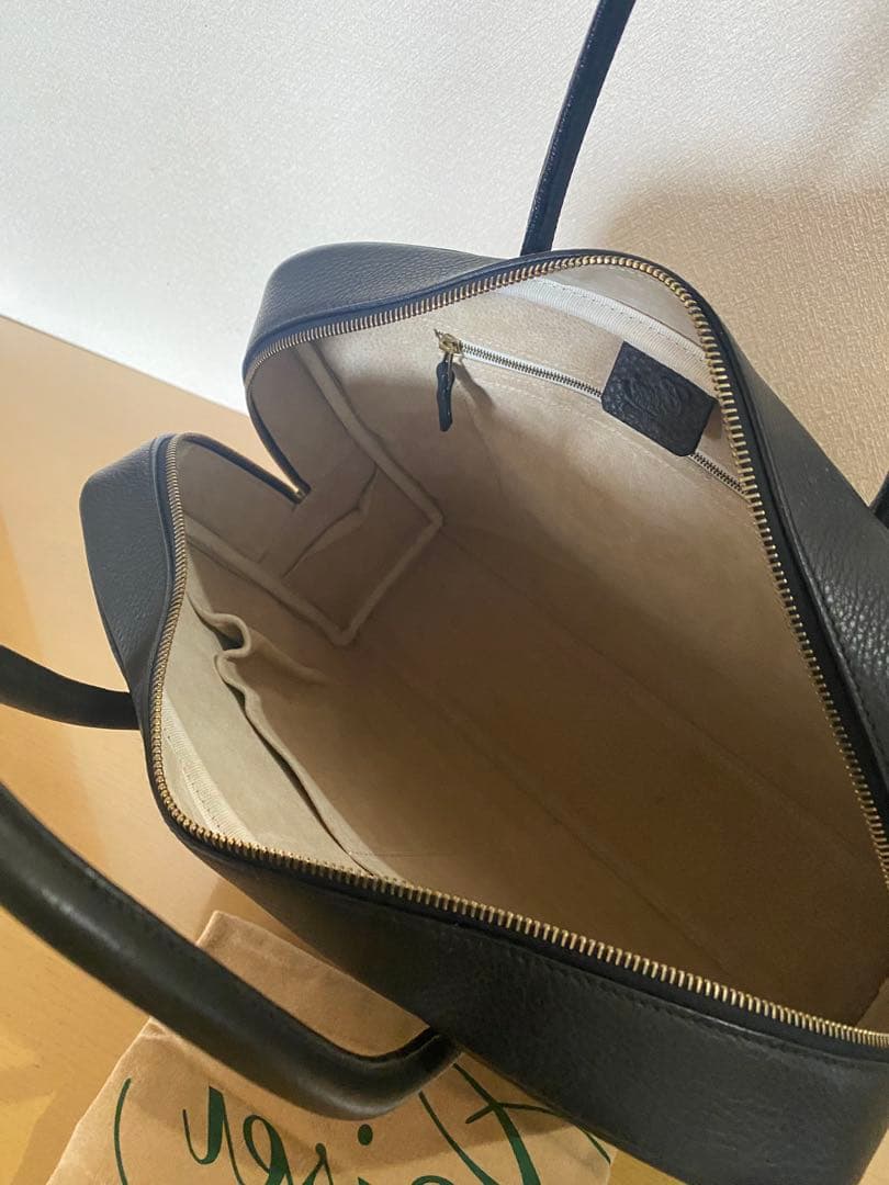 Cisei レザービジネスバッグ 黒