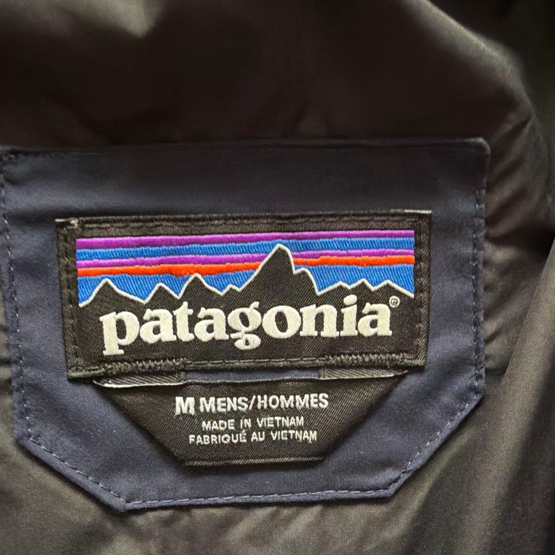patagonia ダウン　M ネイビージャクソン・グレイシャー・ジャケット