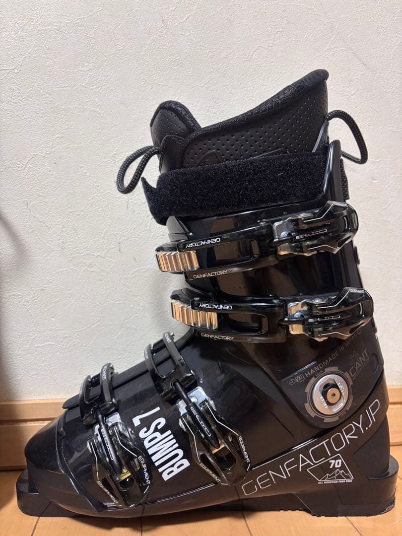 GENFACTORY BUMPS7 スキーブーツ ブラック26cm〜26.5cm