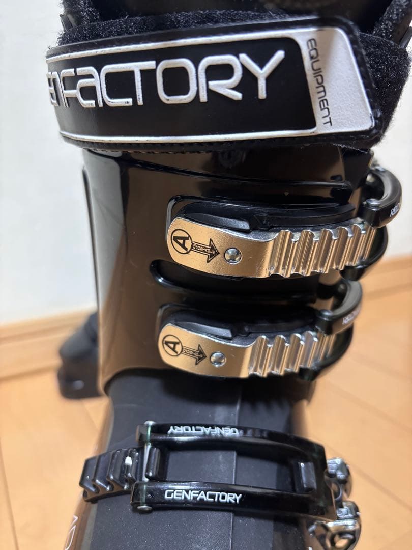 GENFACTORY BUMPS7 スキーブーツ ブラック26cm〜26.5cm