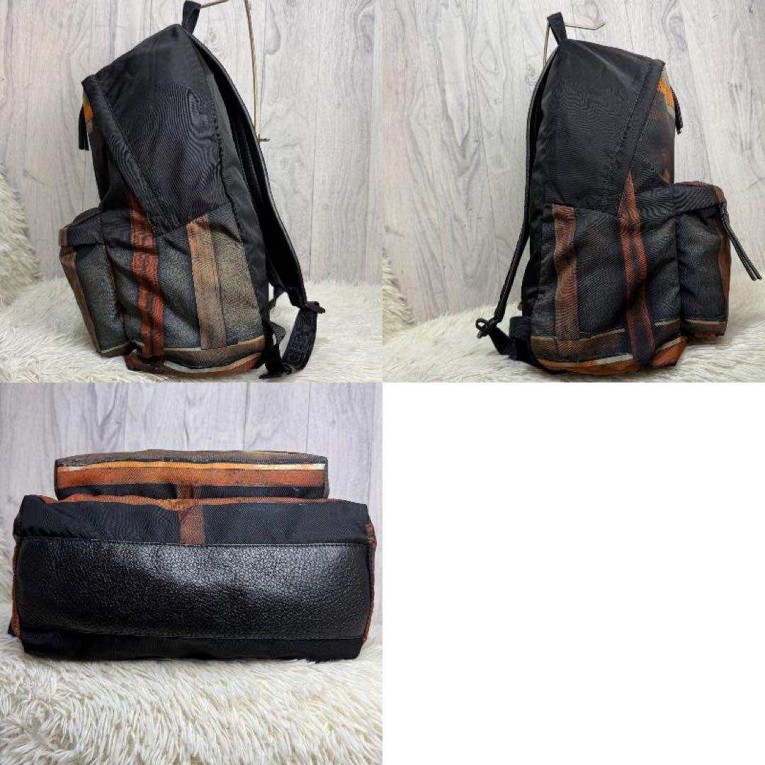 美品♡Givenchy ジバンシー ロゴ スタッズ ナイロン レザー リュック