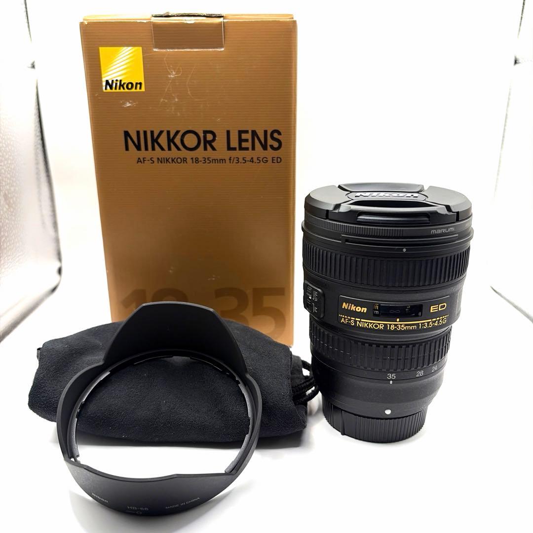 未使用級 Nikon AF-S 18-35mm f3.5-4.5G ED レンズ