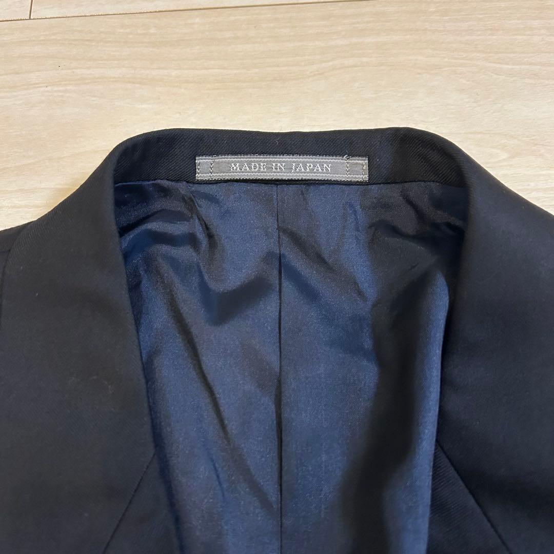 【新品】LONNER×ゼニア 濃紺 ダブルブレスト スーツ 94-A6 イタリア