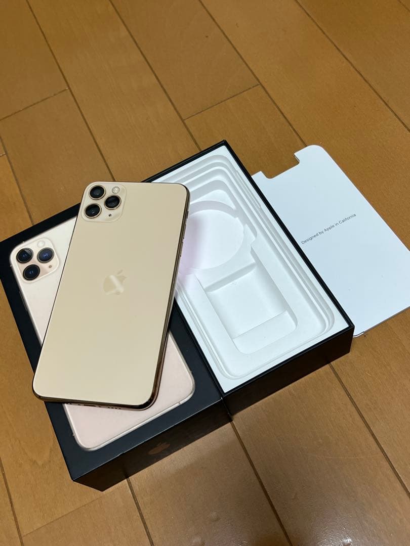 新品交換品 iPhone 11 Pro ゴールド 元箱付き バッテリー100%