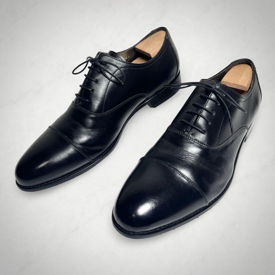 極美品✨マドラスモデロ ビジネスシューズ ストレートチップ 黒