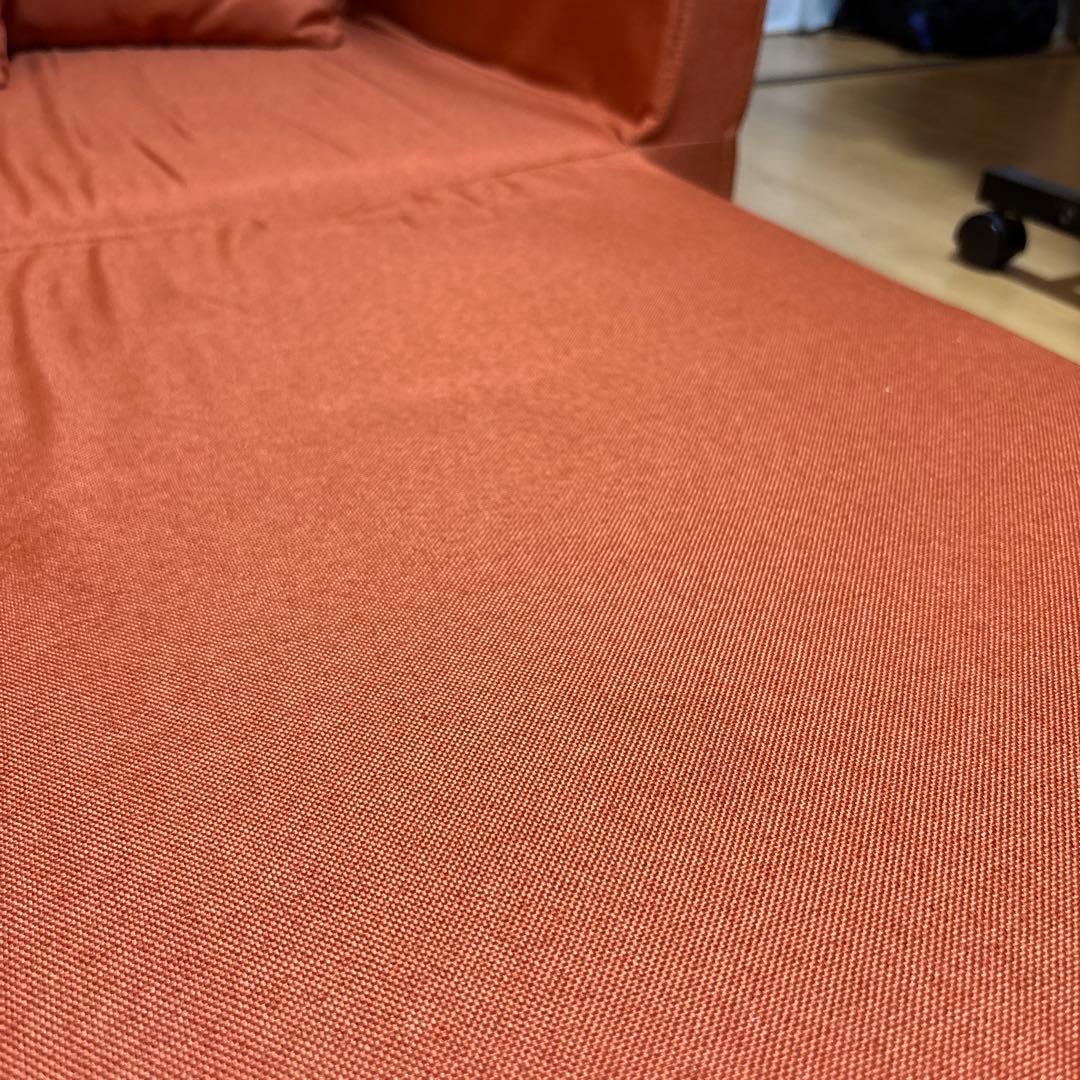 ソファベッド　オレンジ