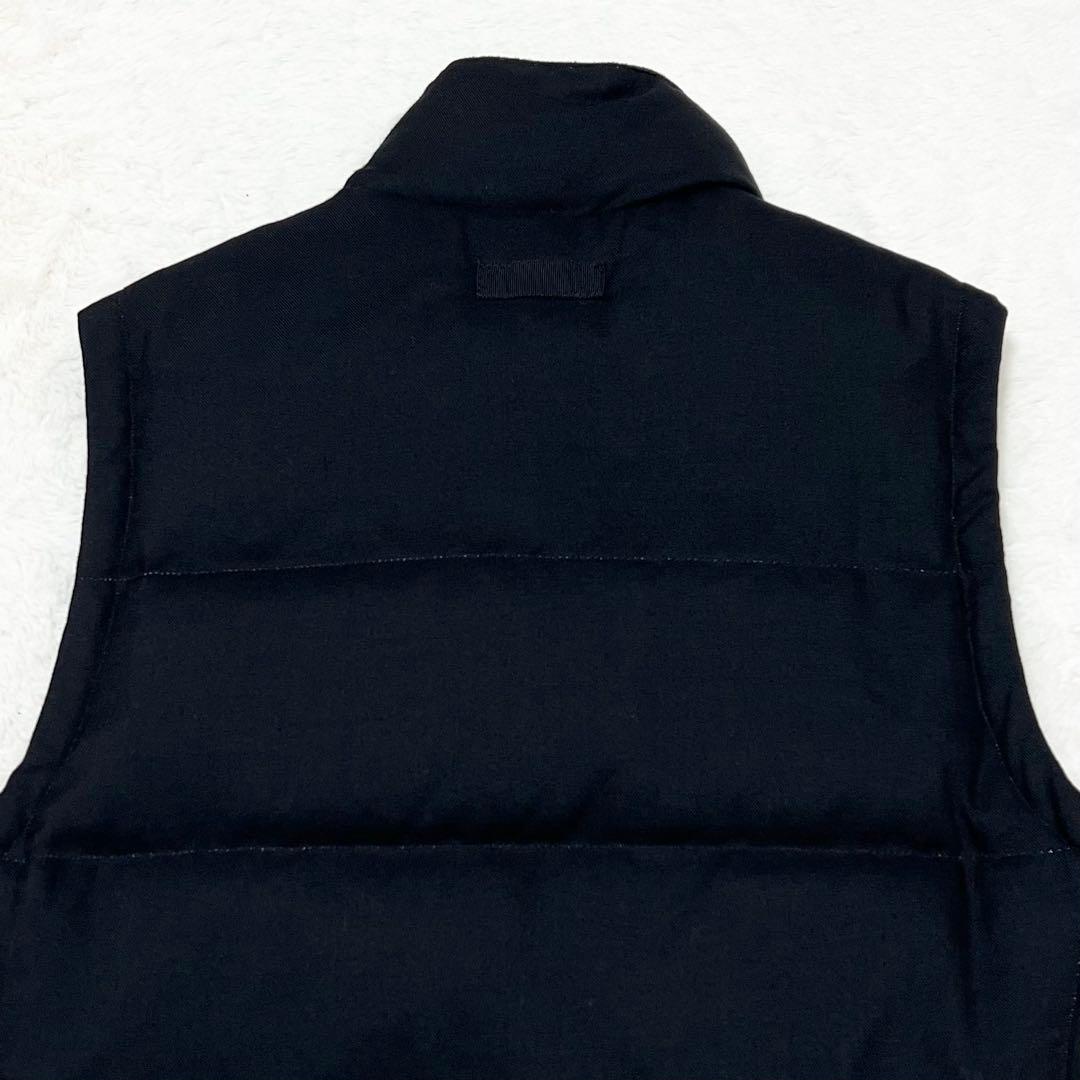 【入手困難】バーバリー ブラックレーベル✨️ホワイトグースダウン　ダウンベスト　黒