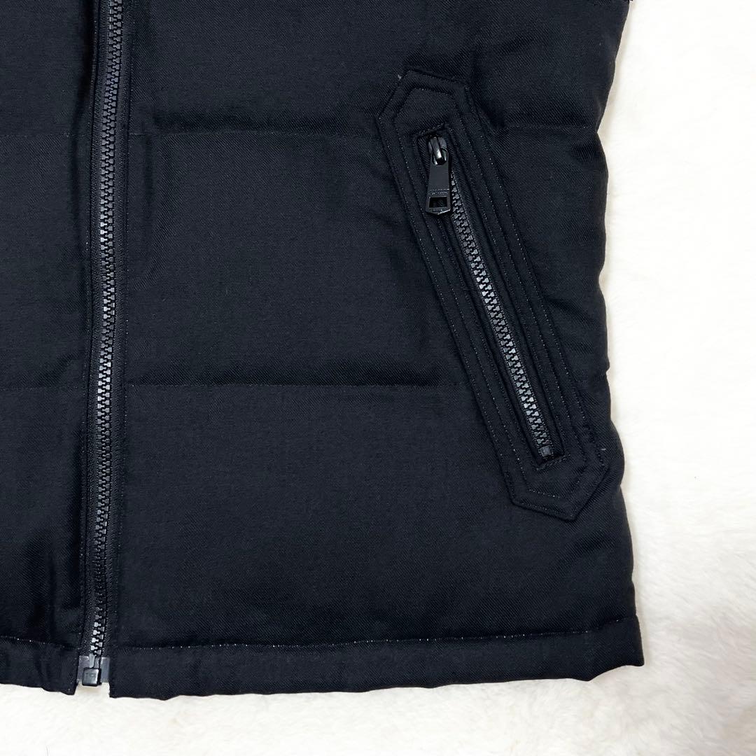 【入手困難】バーバリー ブラックレーベル✨️ホワイトグースダウン　ダウンベスト　黒