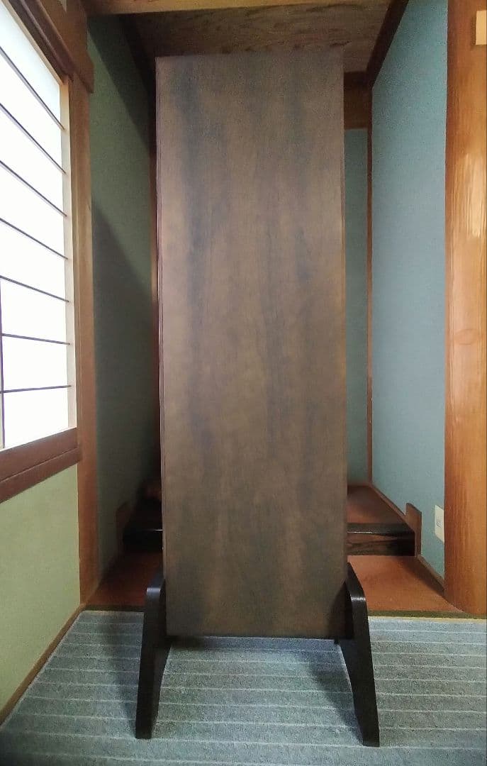 鎌倉彫　姿見　スタンドミラー