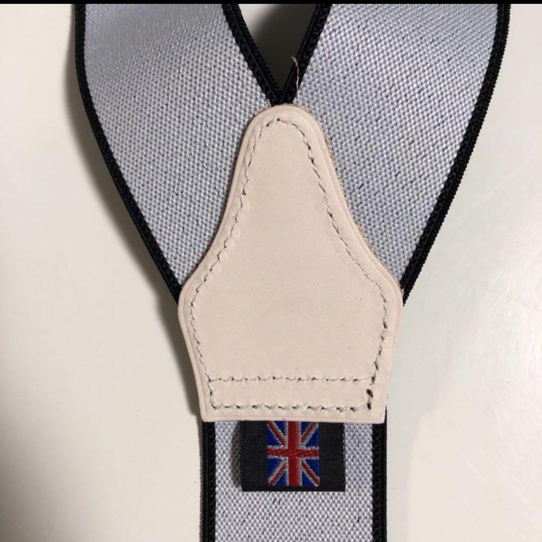 【新品未使用】 THURSTON ハンドメイド サスペンダー 黒