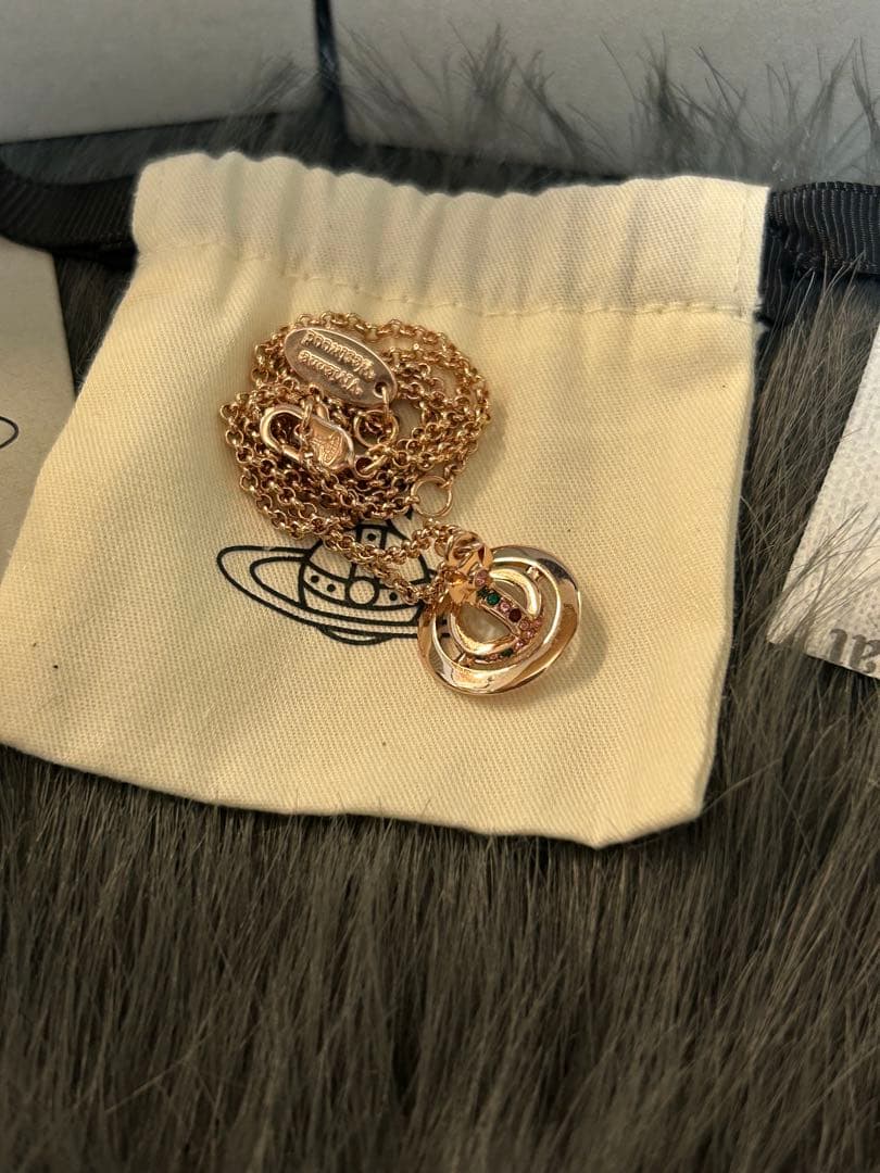 【Vivienne Westwood】ネックレス/ピンクゴールド