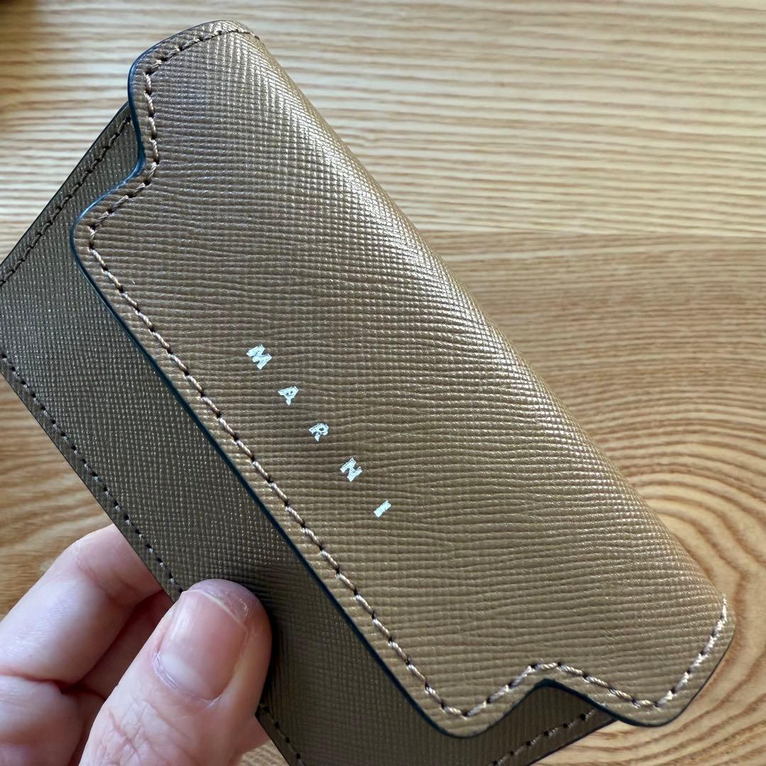 3月末までの出品！美品！公式販売終了カラー　マルニ　カードケース　名刺入れ