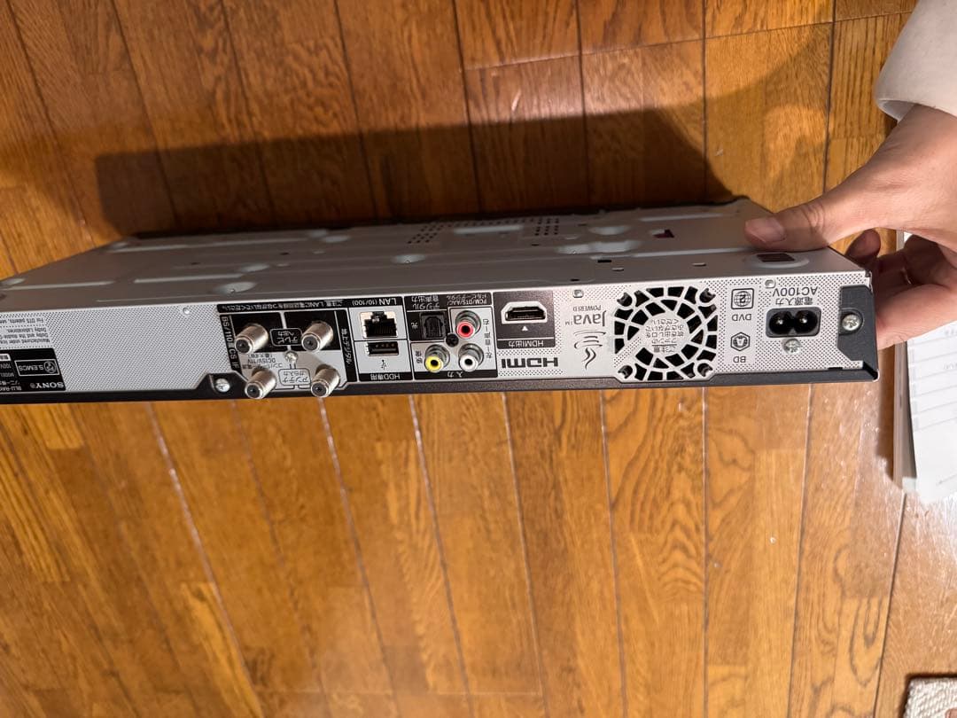 SONY BDZ‑EW1100 ブルーレイレコーダー　新品リモコン付 送料込