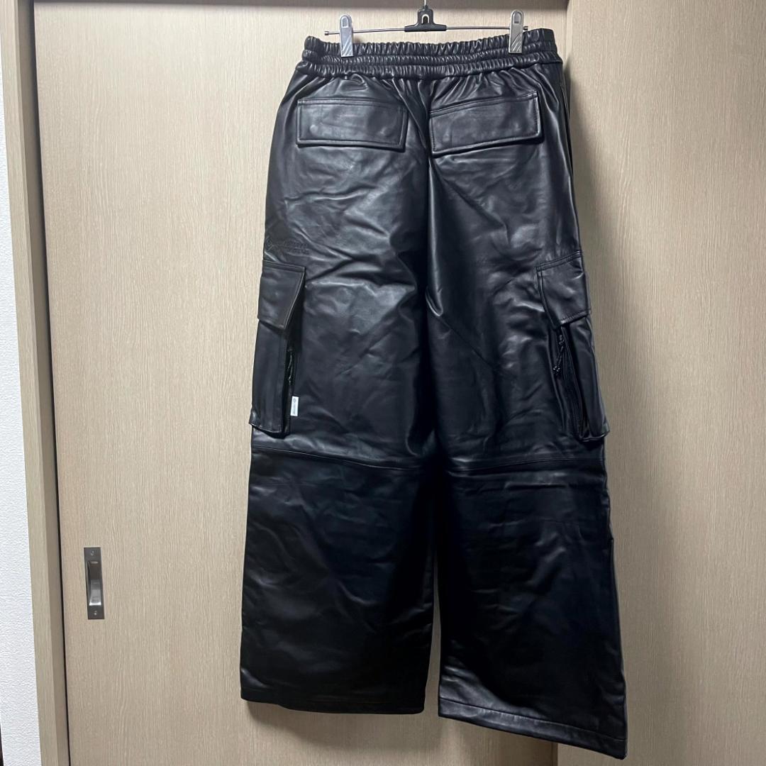 パンツ CLESSTE +phenix LEATHER MILITARY PANTS