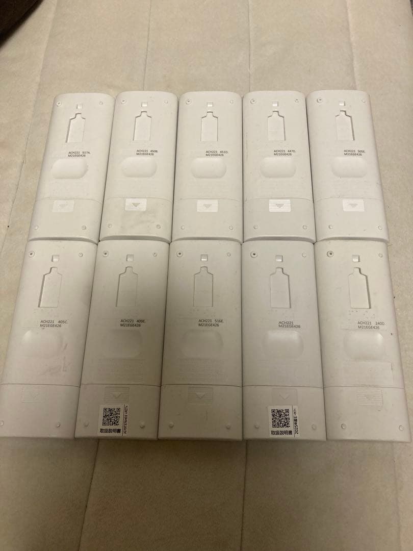 じ*ー様 エアコンリモコン ACH221 10個セット