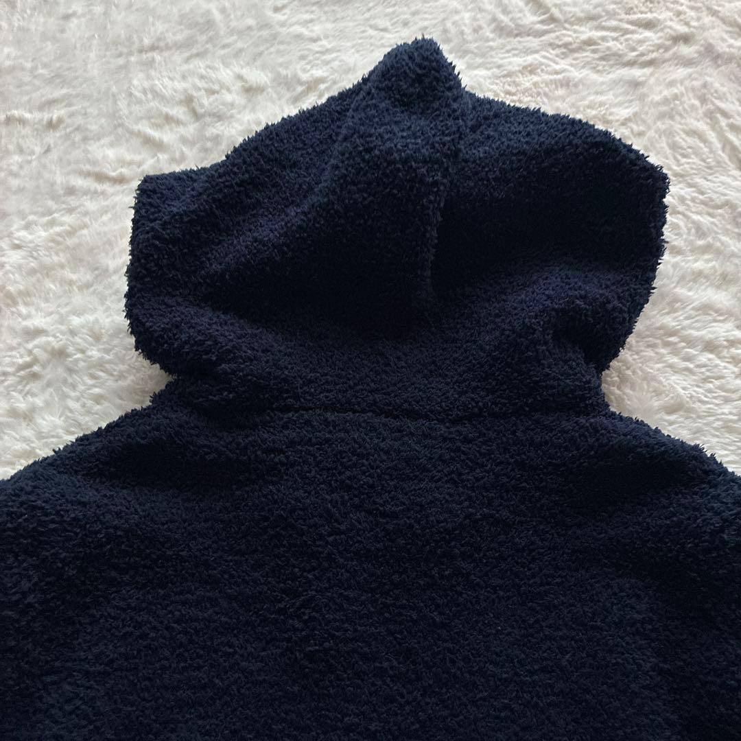 美品 希少✨ピンクハウス ロゴ刺繍入り モコモコ ジップアップ パーカー リボン