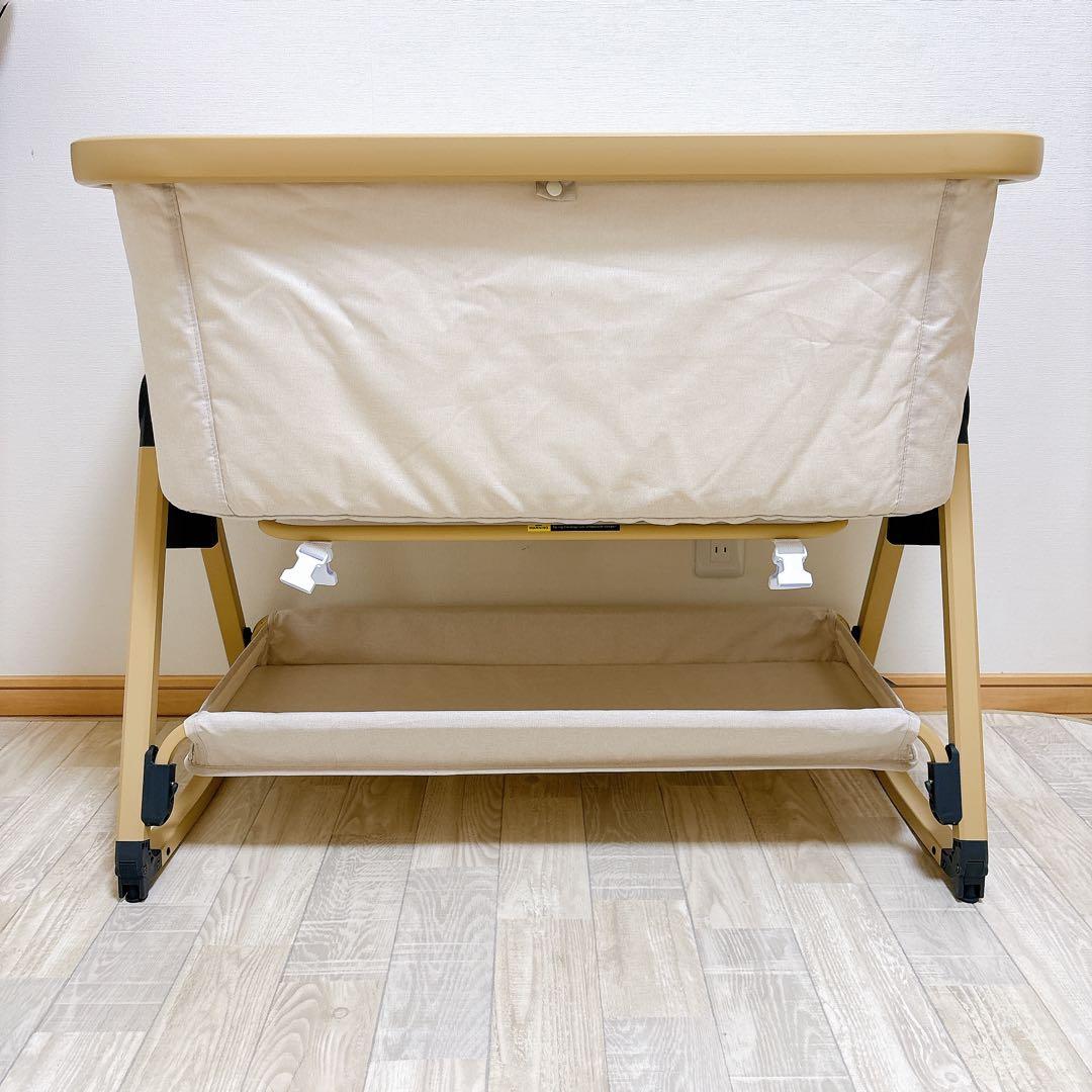 極美品♡HZDMJ ベビーベッド 付属品完備！ 折り畳める 持ち運びベッド
