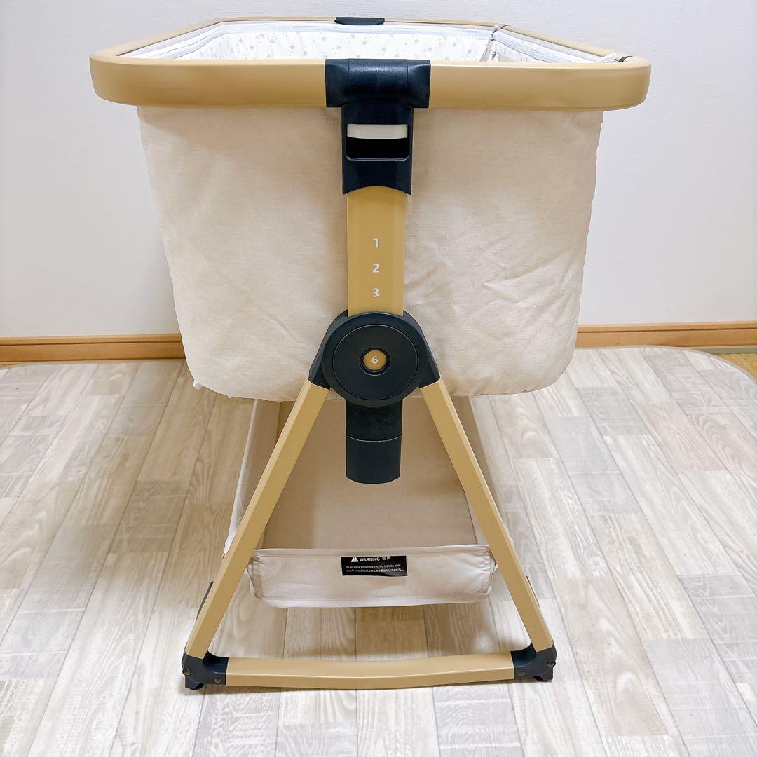 極美品♡HZDMJ ベビーベッド 付属品完備！ 折り畳める 持ち運びベッド