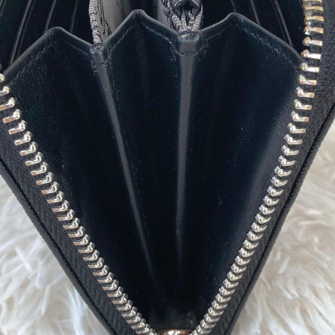 ヴィヴィアンウエストウッド　ディアマンテ　長財布 レザー　ブラック