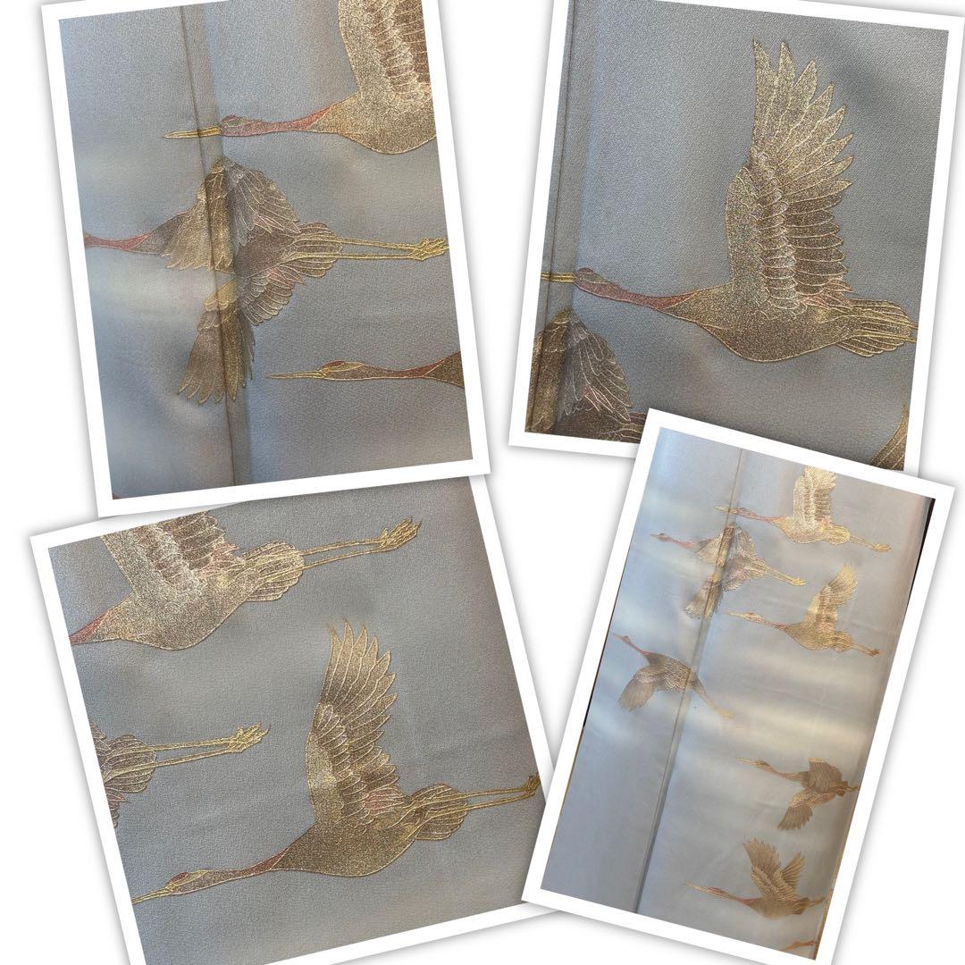 正絹訪問着　袋帯　２点セット