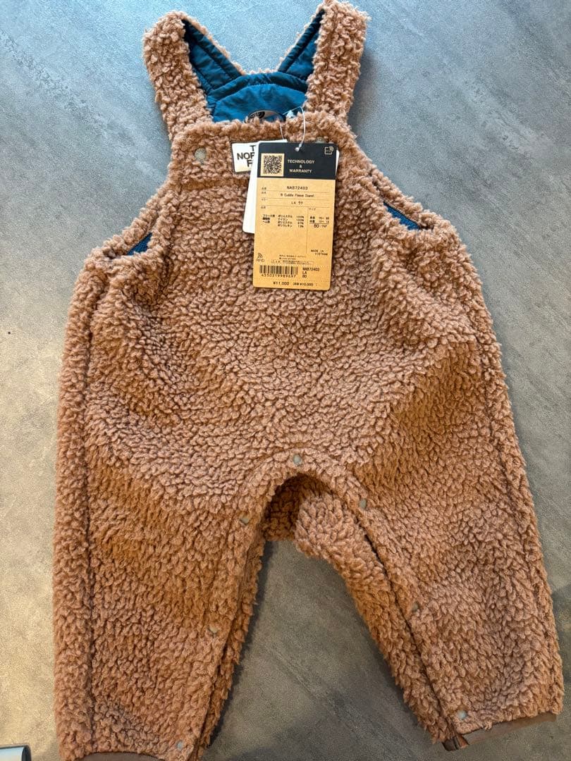 THENORTHFACE カドルフリースオーバーオール（ベビー） ラテ