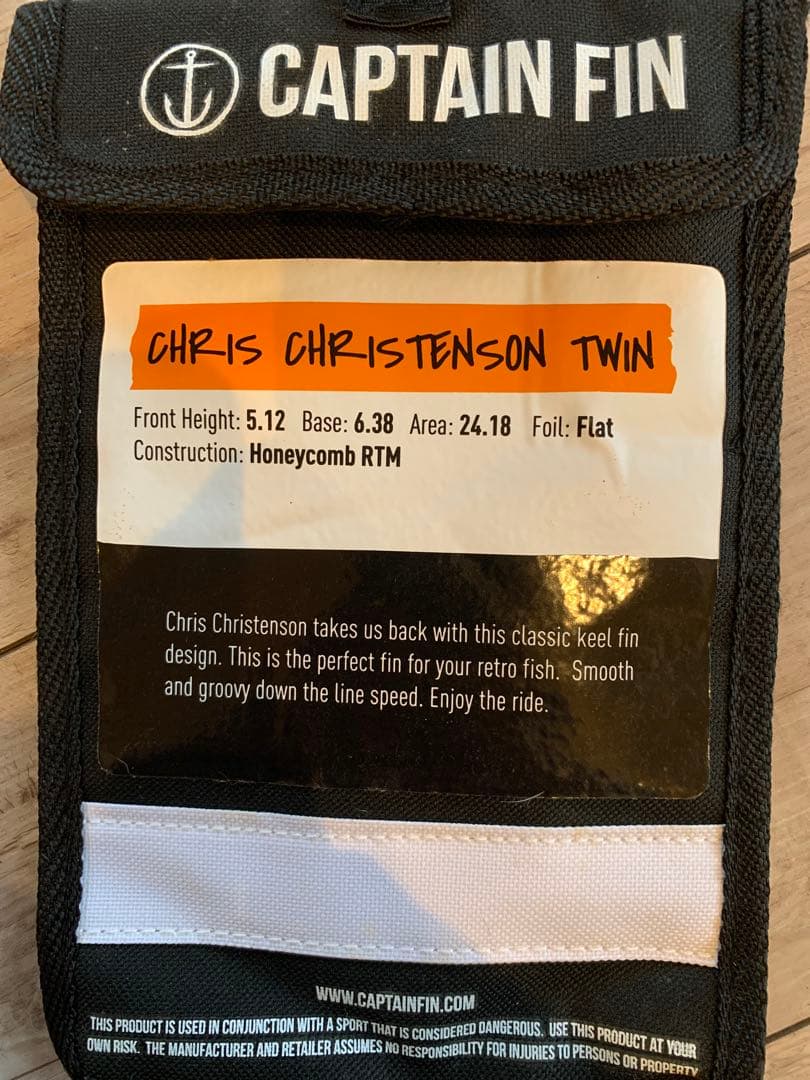 【美品】CAPTAIN FIN キールフィン5.12