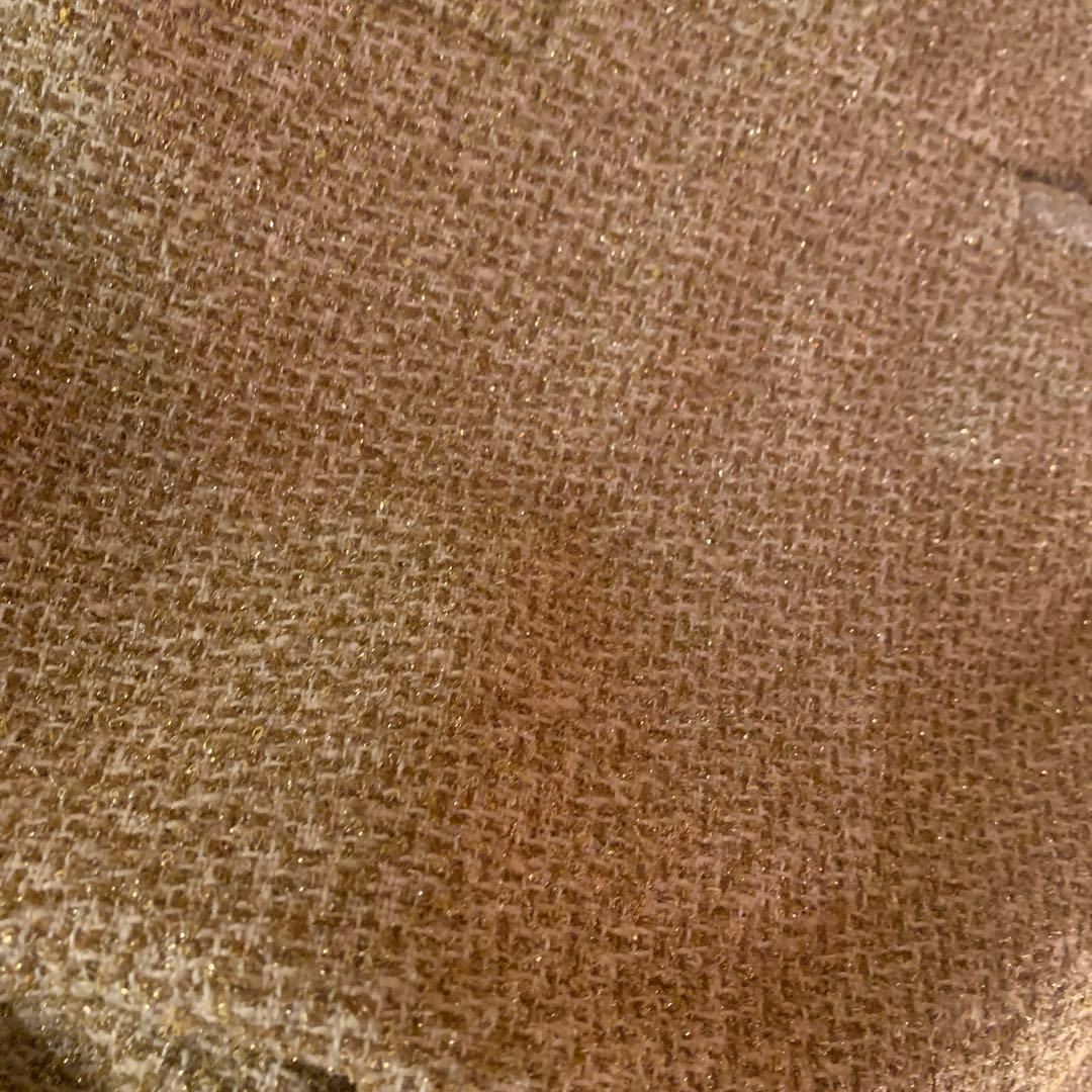 CHANEL 極上ツイード　ゴールド　ラメ　スカート