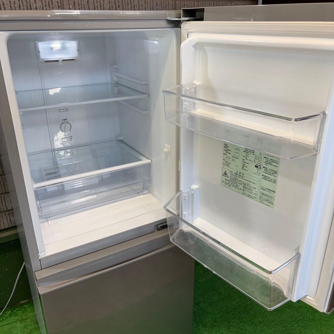 冷蔵庫 126L 一人暮らし 定番モデル AQUA 18年製【地域限定配送無料】